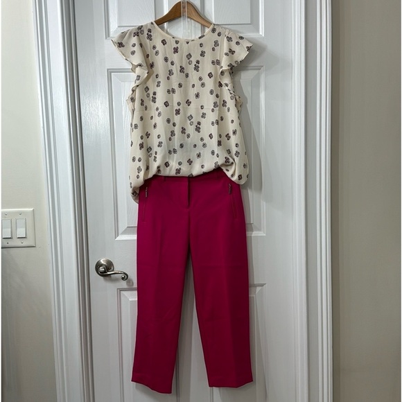 NWT Apt. 9 pink capri pants - Picture 7 of 7